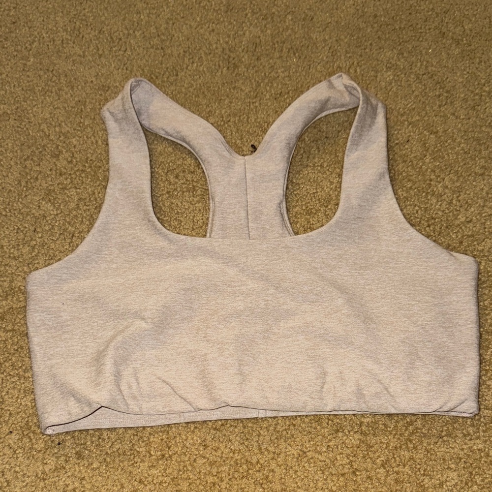 Beyond Yoga Spacedye Simplicity Long Line Bra 2.0 (Sand Swept Heather)